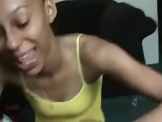 Young Ebony core at Blacksexnow.us Gives Head To Cheating Husband